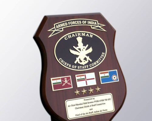 Commemorative plaque for Armed Forces of India.